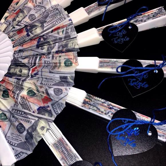 Victorian Money Fan 100 Dollar Bills Currency Foldable Hand Fan - Picture 3 of 9